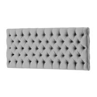 CABECERA MAJESTIC MAVISAC PLAZA QUEEN COLOR PLATA - TELA