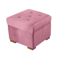 BAUL ELIZA MAVISAC PEQUEÑO COLOR ROSADO - TELA