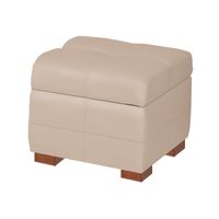 BAUL BROTON MAVISAC PEQUEÑO COLOR BEIGE - ULTRA CUERO