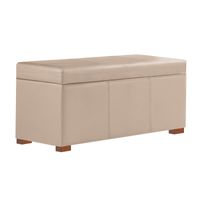 BAUL BAXTON MAVISAC DOS PLAZAS COLOR BEIGE - ULTRA CUERO