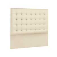 CABECERA HADES MAVISAC PLAZA QUEEN COLOR MARFIL - TELA