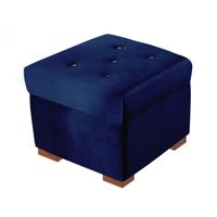 BAUL ELIZA MAVISAC PEQUEÑO COLOR AZUL NOCHE - TELA
