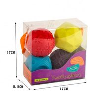 Pelotas Sensorial Tactil Con Texturas X 4 Unidades