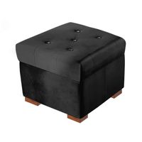 BAUL ELIZA MAVISAC PEQUEÑO COLOR NEGRO - ULTRA CUERO