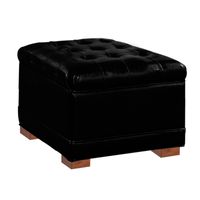 BAUL DARCY MAVISAC PEQUEÑO COLOR NEGRO - ULTRA CUERO