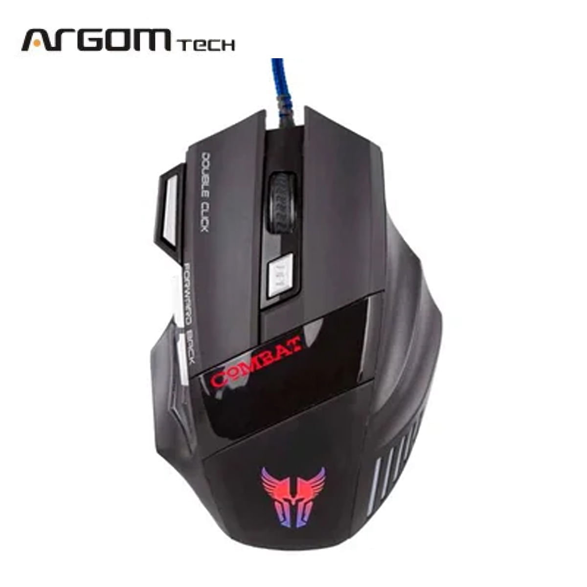 Mouse Combat Gaming MS42 Cable Usb Negro