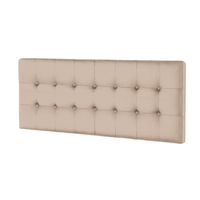 CABECERA VANILLA MAVISAC PLAZA Y MEDIA COLOR BEIGE - TELA