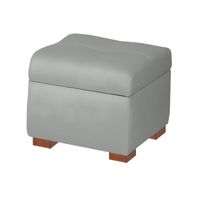 BAUL ARDECO MAVISAC PEQUEÑO COLOR PLATA - ULTRA CUERO