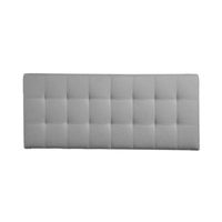 CABECERA LILY MAVISAC PLAZA KING COLOR PLATA - TELA