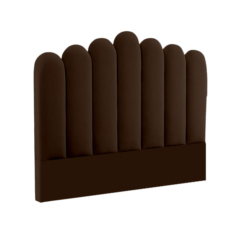 CABECERA TOV MAVISAC PLAZA Y MEDIA COLOR CHOCOLATE - TELA