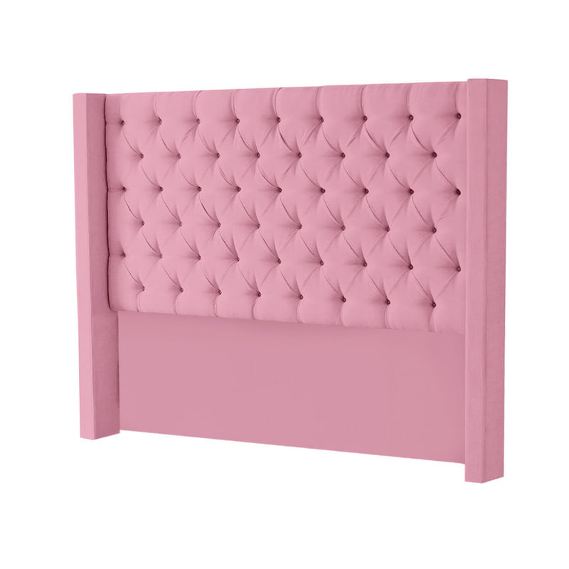 CABECERA MASTER REY MAVISAC PLAZA KING COLOR ROSADO - TELA