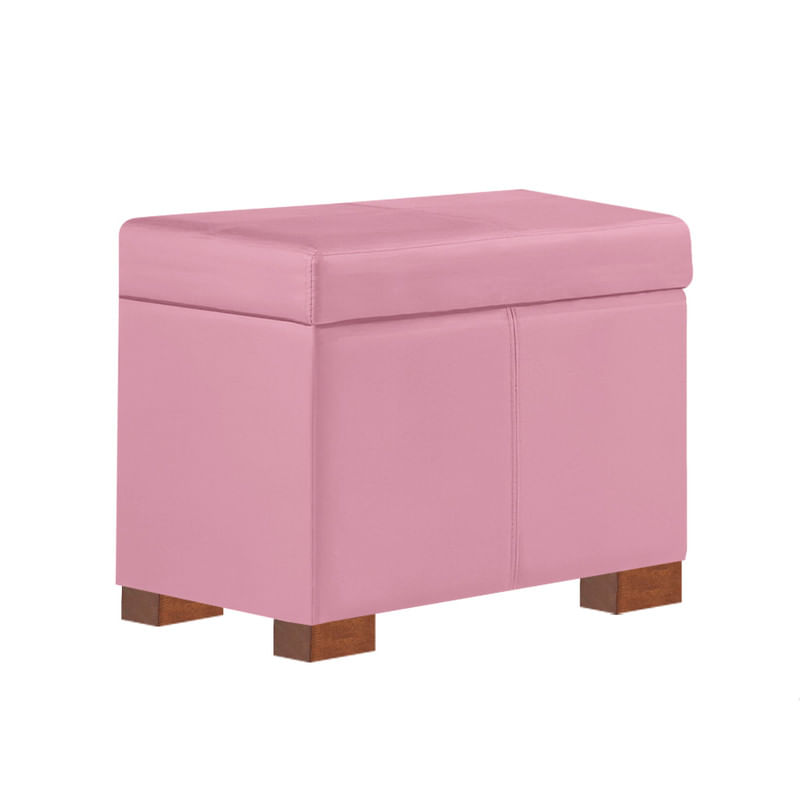 BAUL BAXTON MAVISAC PEQUEÑO COLOR ROSADO - TELA
