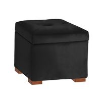 BAUL ANNIE MAVISAC PEQUEÑO COLOR NEGRO - TELA