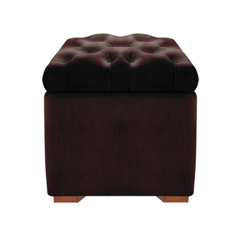 BAUL OLIVER MAVISAC PEQUEÑO COLOR CHOCOLATE - ULTRA CUERO