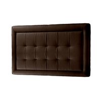 CABECERA SQUARE MAVISAC PLAZA KING COLOR CHOCOLATE - TELA