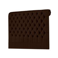 CABECERA LINEN MAVISAC PLAZA KING COLOR CHOCOLATE - TELA