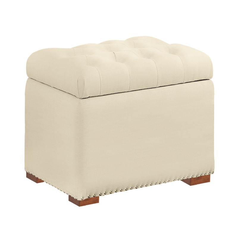 BAUL DIANA MAVISAC PEQUEÑO COLOR MARFIL - ULTRA CUERO