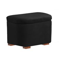 BAUL ESTHER MAVISAC PEQUEÑO COLOR NEGRO - TELA