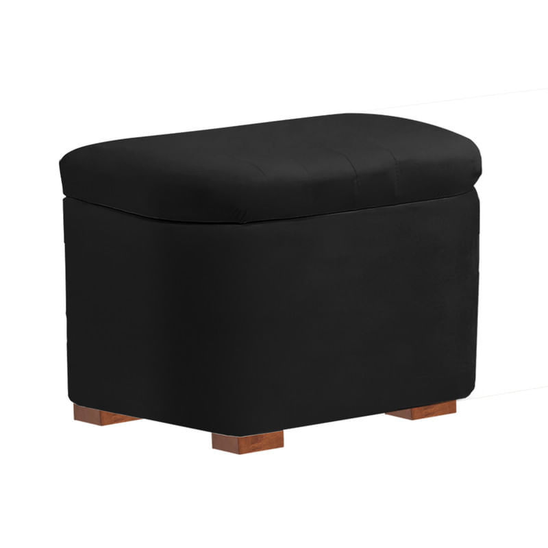 BAUL ESTHER MAVISAC PEQUEÑO COLOR NEGRO - TELA