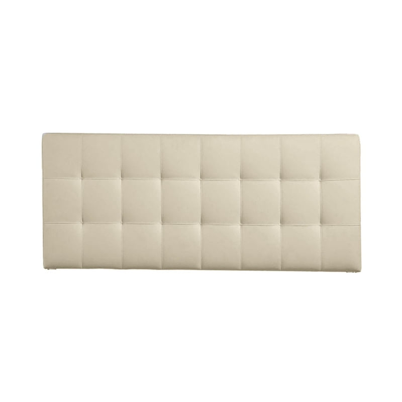 CABECERA LILY MAVISAC PLAZA Y MEDIA COLOR MARFIL - ULTRA CUERO