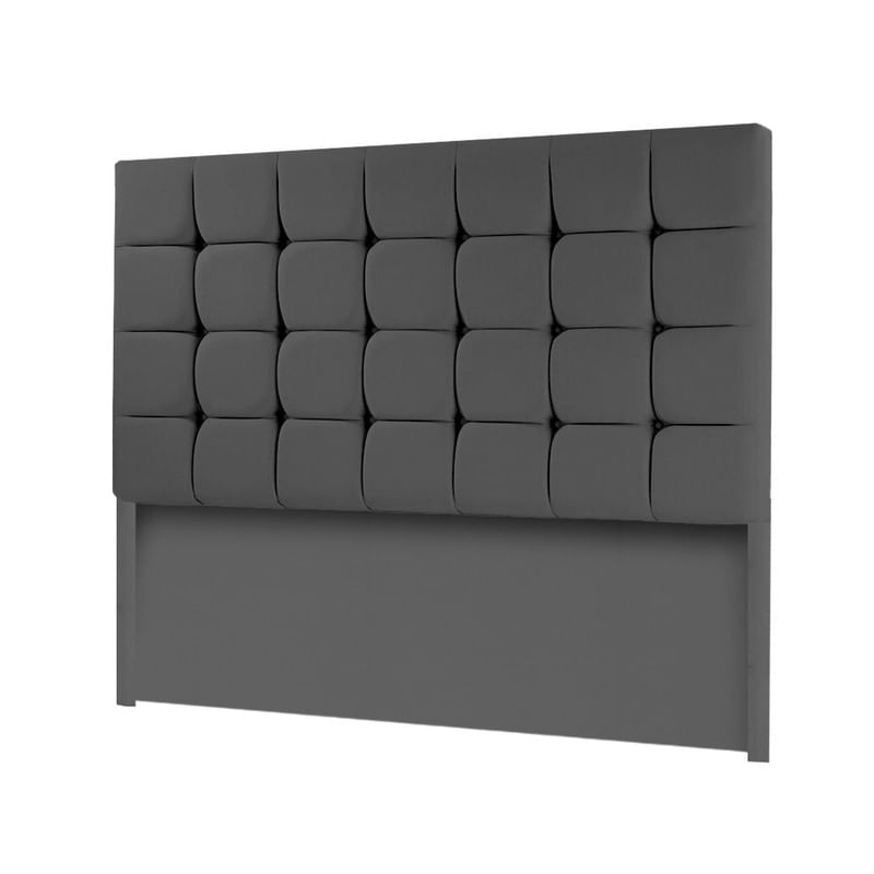 CABECERA CUBES MAVISAC PLAZA QUEEN COLOR GRIS - TELA