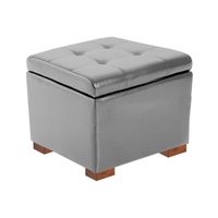 BAUL COUSTER MAVISAC PEQUEÑO COLOR PLATA - TELA
