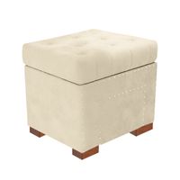 BAUL RINDO MAVISAC PEQUEÑO COLOR MARFIL - ULTRA CUERO