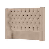CABECERA KNIGHTSBRIDGE MAVISAC PLAZA KING COLOR BEIGE - TELA