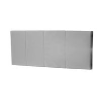 CABECERA LUAP DE AMBAR MAVISAC DOS PLAZAS COLOR PLATA - TELA