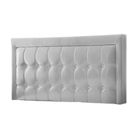 CABECERA KYBELE MAVISAC PLAZA QUEEN COLOR PLATA - TELA