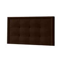 CABECERA ALEXA MAVISAC PLAZA QUEEN COLOR CHOCOLATE - TELA