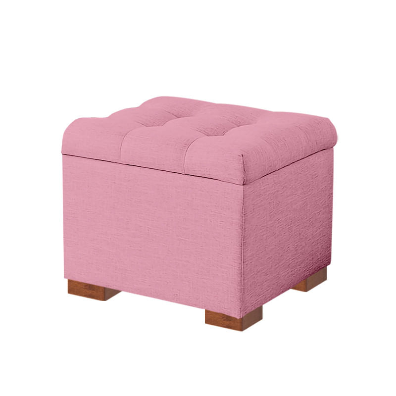 BAUL EVAN MAVISAC PEQUEÑO COLOR ROSADO - TELA