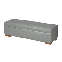 BAUL ARDECO MAVISAC PLAZA QUEEN COLOR PLATA - ULTRA CUERO