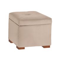 BAUL ANNIE MAVISAC PEQUEÑO COLOR BEIGE - TELA