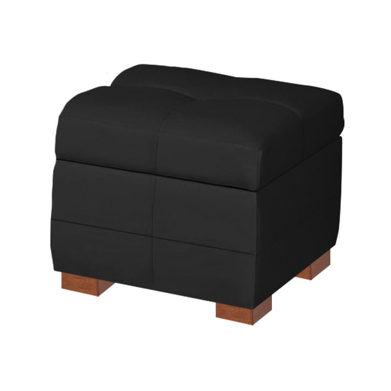BAUL BROTON MAVISAC PEQUEÑO COLOR NEGRO - TELA