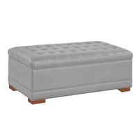 BAUL DARCY MAVISAC DOS PLAZAS COLOR PLATA - TELA