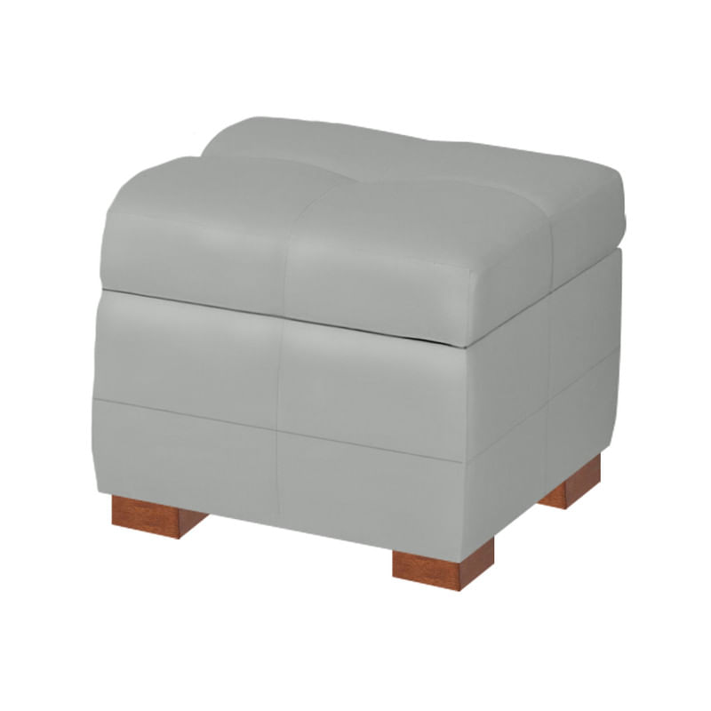 BAUL BROTON MAVISAC PEQUEÑO COLOR PLATA - ULTRA CUERO