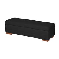 BAUL BROTON MAVISAC DOS PLAZAS COLOR NEGRO - TELA