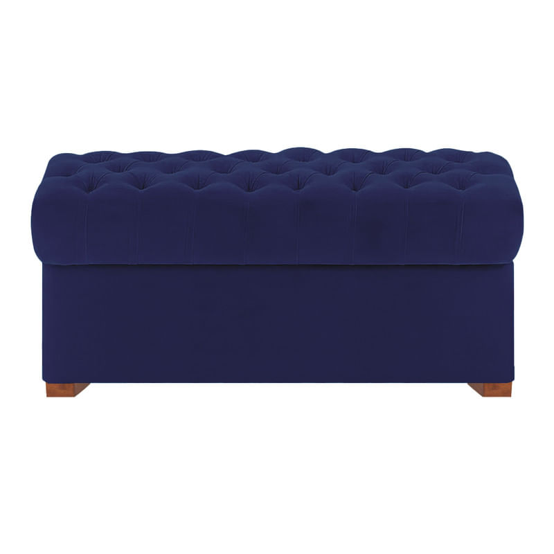 BAUL EILYN MAVISAC PLAZA QUEEN COLOR AZUL NOCHE - TELA