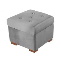 BAUL ELIZA MAVISAC PEQUEÑO COLOR PLATA - TELA