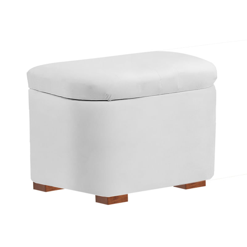 BAUL ESTHER MAVISAC PEQUEÑO COLOR BLANCO - ULTRA CUERO
