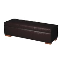 BAUL ARDECO MAVISAC DOS PLAZAS COLOR CHOCOLATE - ULTRA CUERO