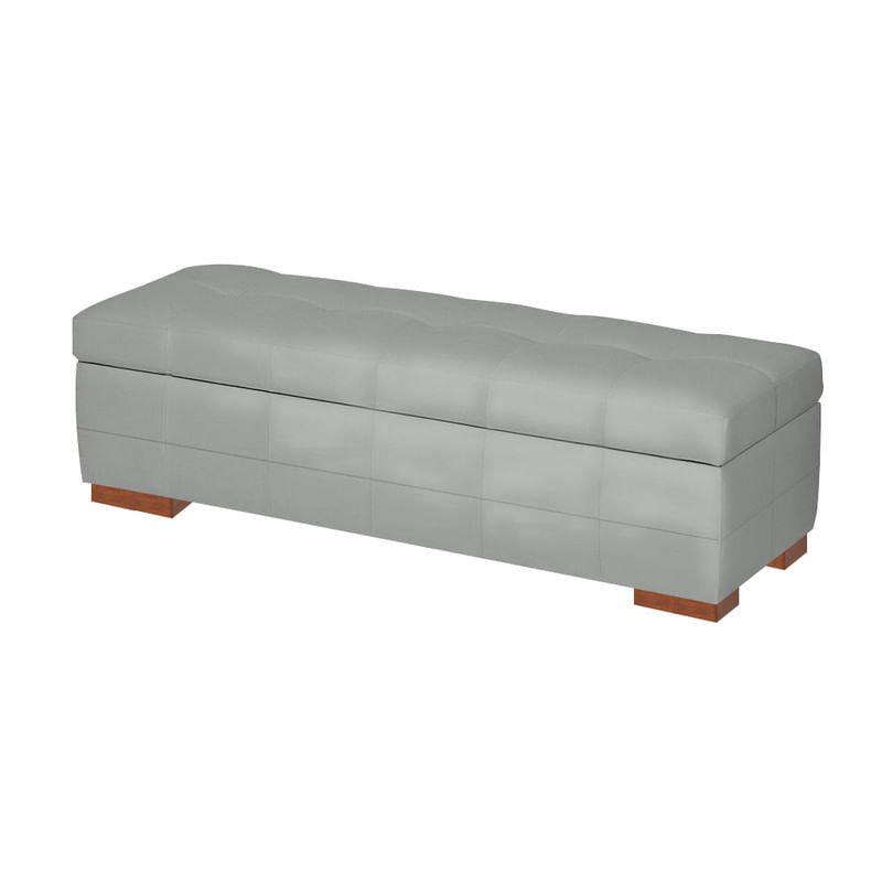 BAUL BROTON MAVISAC PLAZA QUEEN COLOR PLATA - ULTRA CUERO