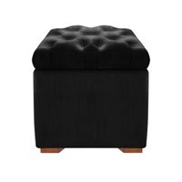 BAUL OLIVER MAVISAC PEQUEÑO COLOR NEGRO - ULTRA CUERO