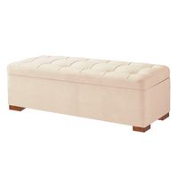 BAUL TERRACOTA MAVISAC PLAZA Y MEDIA COLOR BEIGE - TELA