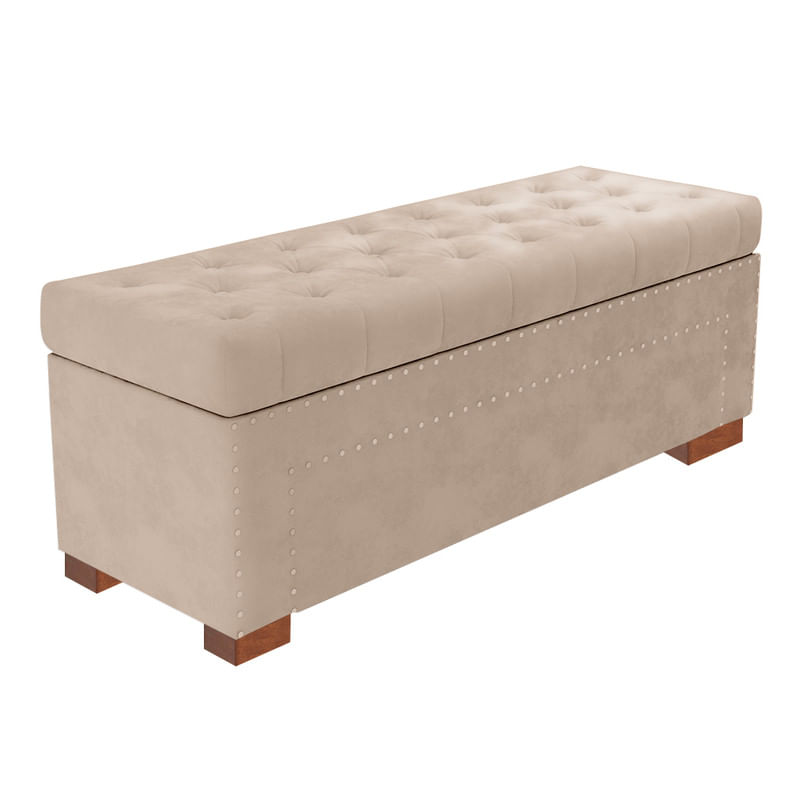BAUL RINDO MAVISAC DOS PLAZAS COLOR BEIGE - ULTRA CUERO