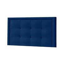 CABECERA ALEXA MAVISAC PLAZA KING COLOR AZUL NOCHE - TELA