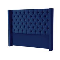 CABECERA MASTER REY MAVISAC PLAZA KING COLOR AZUL NOCHE - TELA