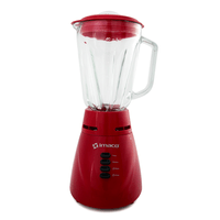 Licuadora Imaco 1.25L c/Vaso de Vidrio BL4125VR – Rojo - oferta