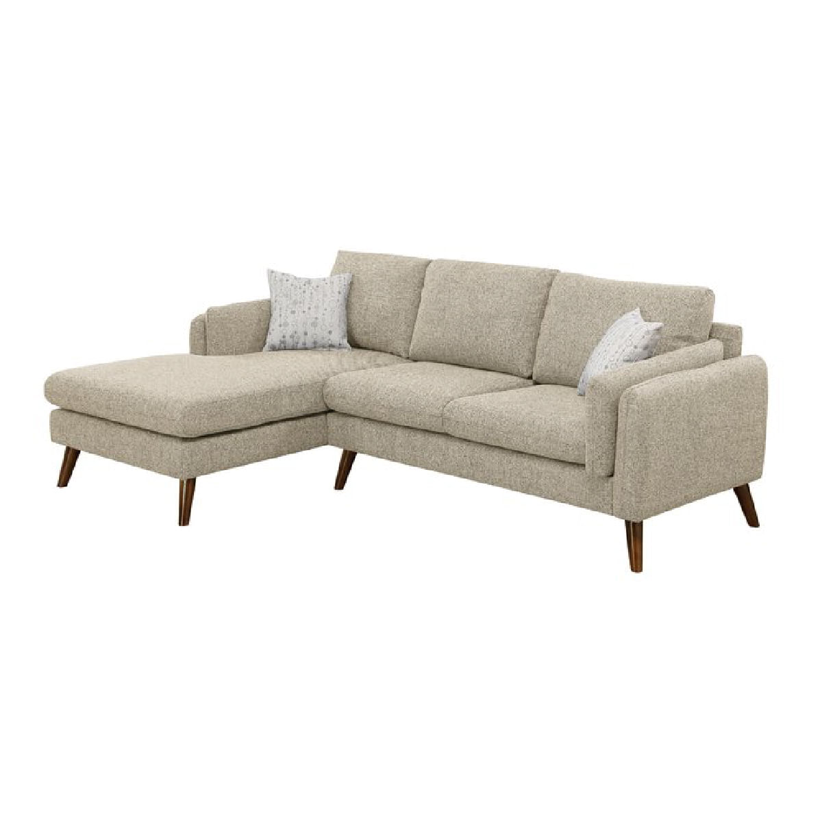 Seccional Antonella Izquierdo Beige Alto Hogar